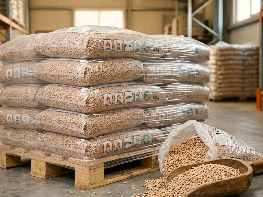 Пеллеты хвойные 8 мм, тонна — фото 2